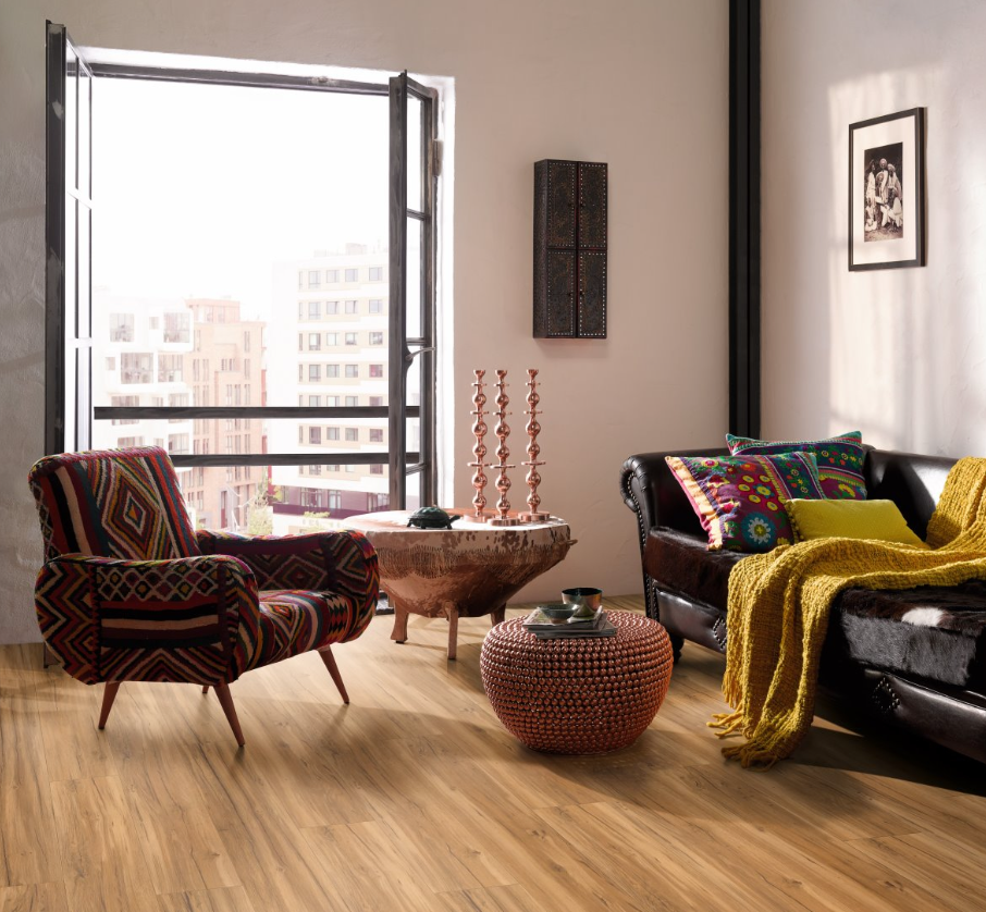 オーク木目調フローリング